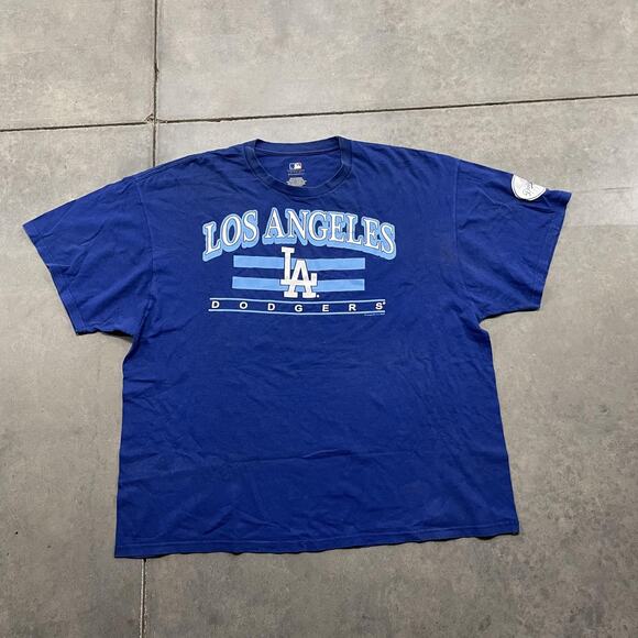 Los Angeles Dodgers Shirt Mens 2XL Blue MLB Baseball T-Shirt Tee Short Sleeve - Picture 1 of 6